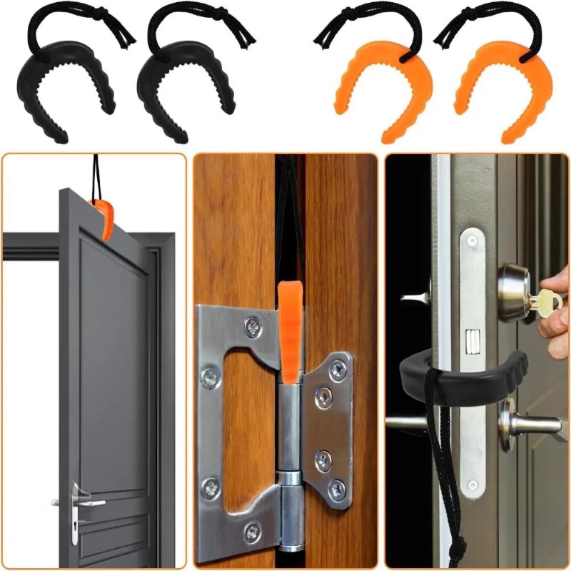 Door Stop Alarm - Porte en caoutchouc facile à utiliser,