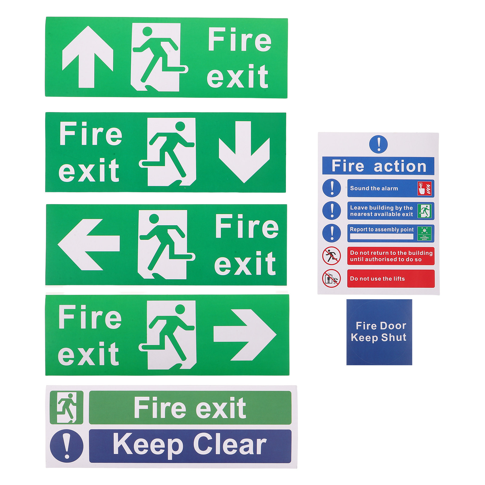 Emergency Exit Sign - Panneaux de signalisation d'urgence pour la