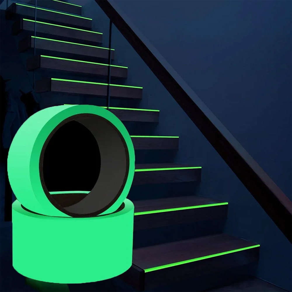 Emergency Exit Sign - Autocollants photoluminescents lumineux d'urgence luminescents, bande