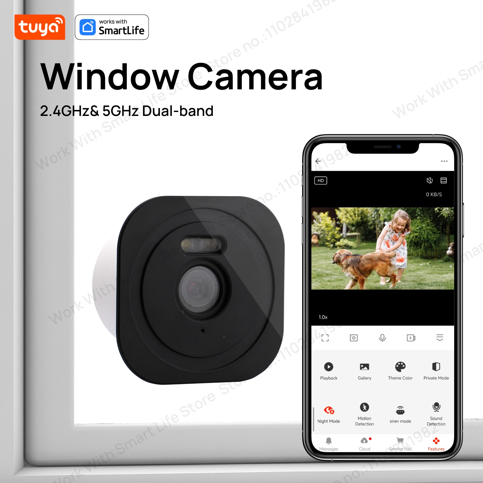 Caméra de fenêtre Tuya 3MP 2K, - Eufy Camera E220 avis et prix