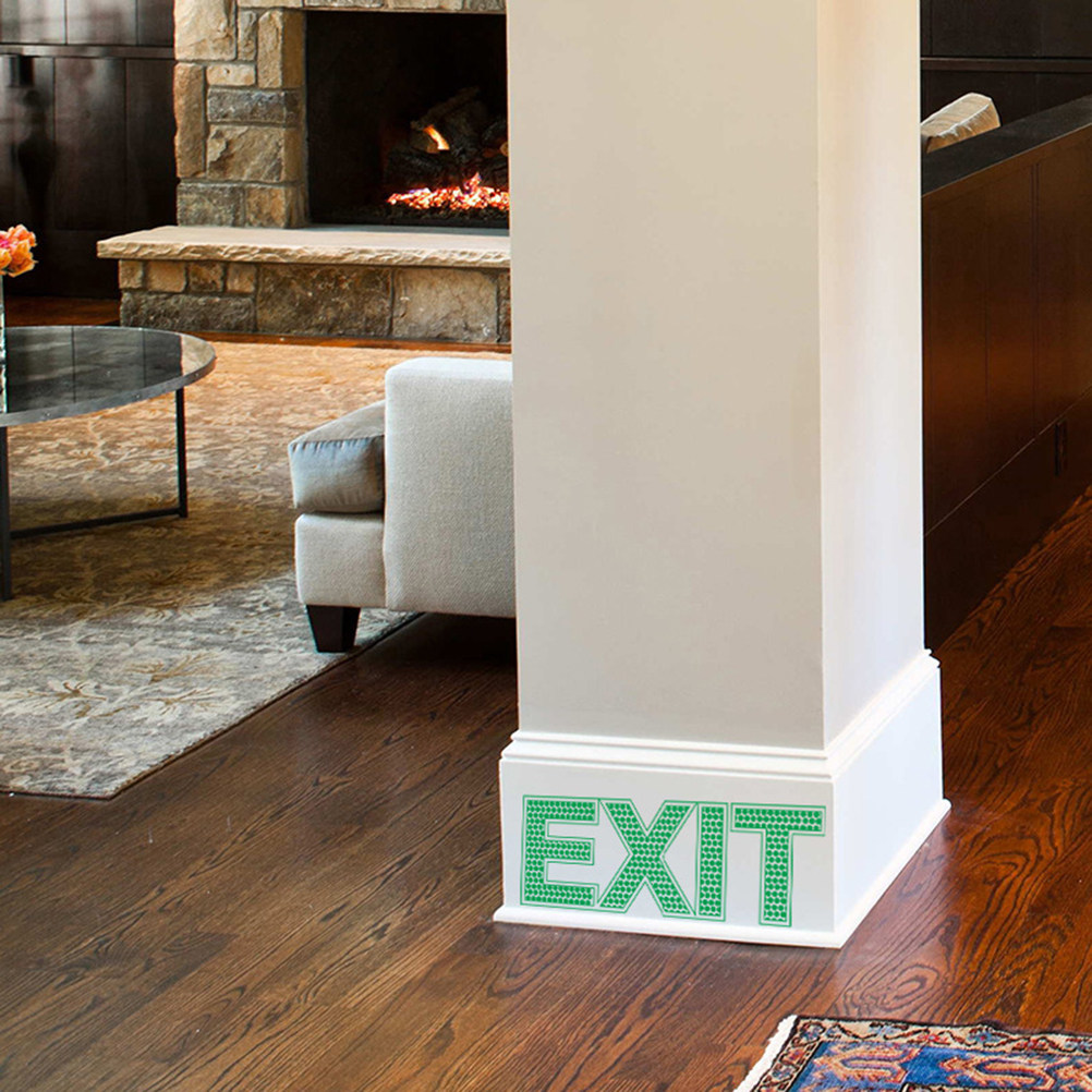 Autocollant mural de sortie d' - Emergency Exit Sign avis et prix